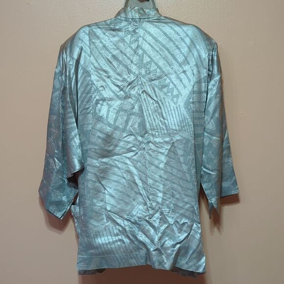 Vintage Betsy's Things Shiny Disco Raglan Sleeve Blazer sz 20 - Picture 5 of 11